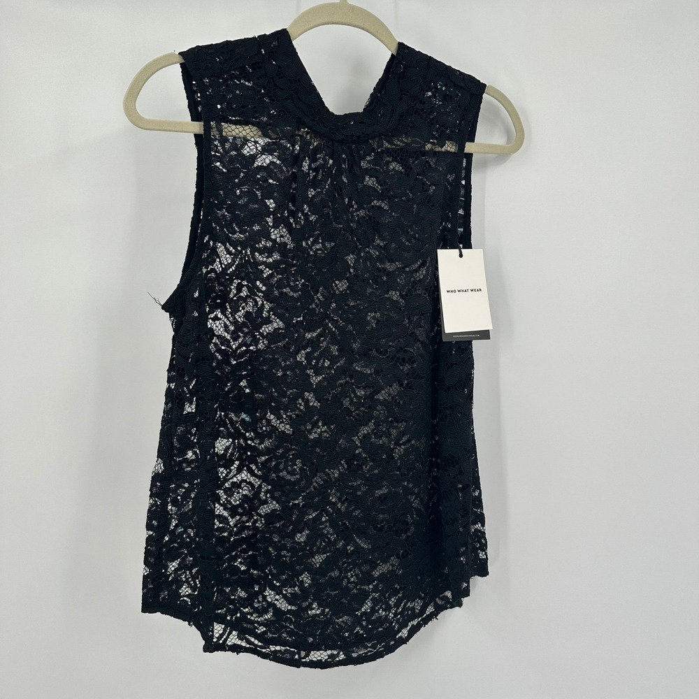 Womens Gothic Romantic Lace Top Sz L Victorian Semi Sheer Dark Academia Feminine